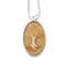 Necklace - Celtic Tree of LIfe - Key of Life Snake and Cable Link chains - Birch Wood
